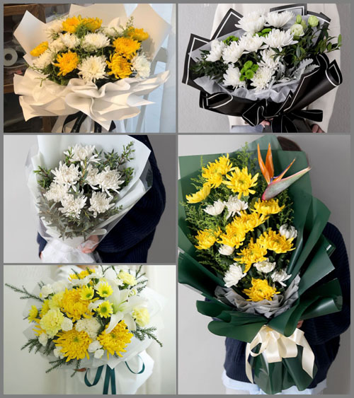 贵州毕节市赫章县古达乡田坝村白事花束代送
